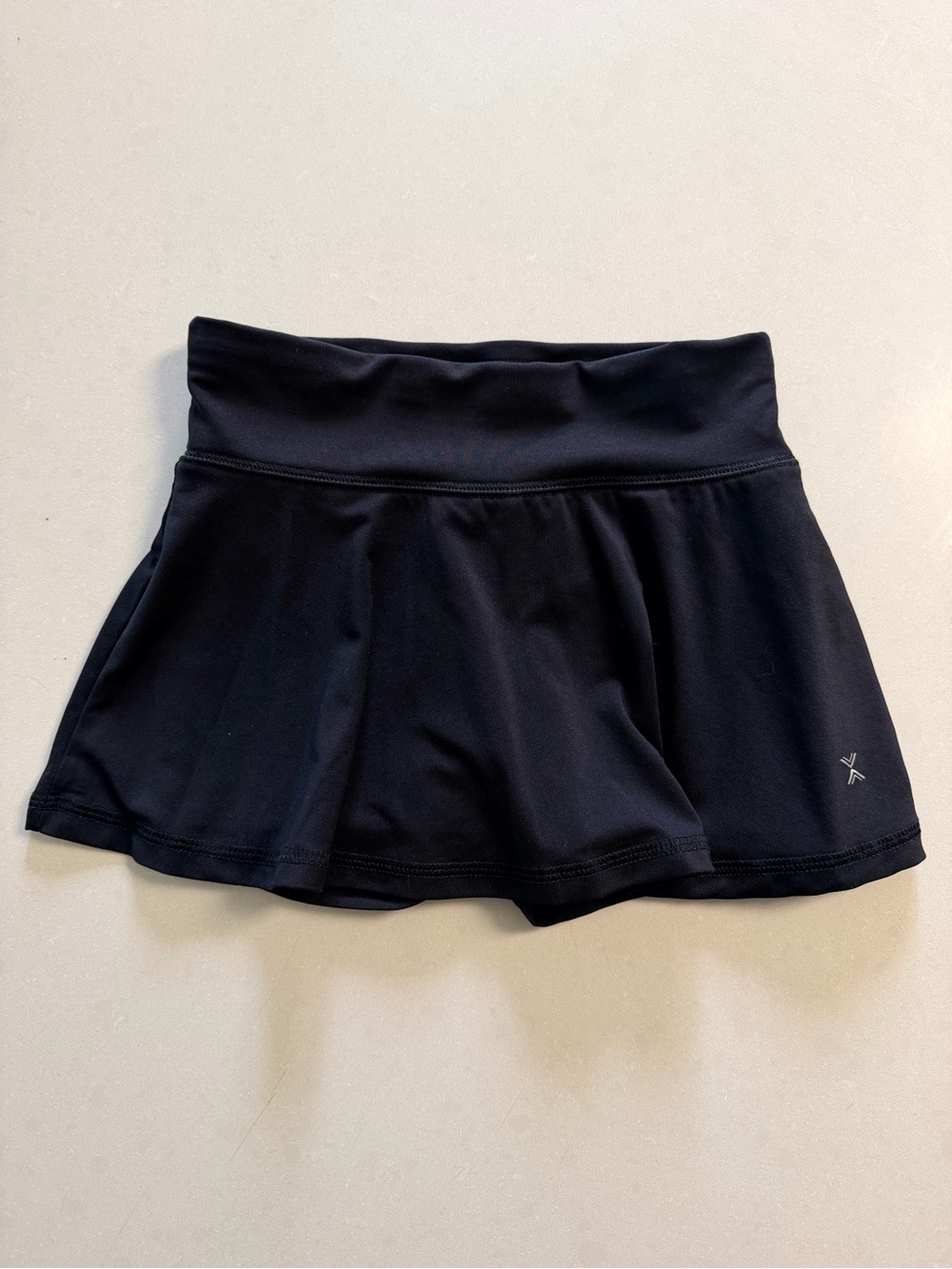 Xersion Black Girls' Athletic Skort with Built-In Shorts